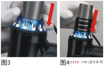 前叉與車頭管組合部分